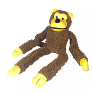 Brinquedo Jambo Macaco Pelúcia Preto Ou Marrom